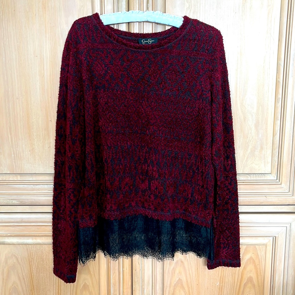 Jessica Simpson Fuzzy Sweater
